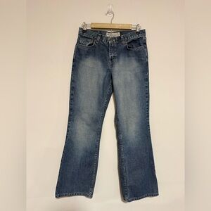 American Eagle Outfitters Y2K 2007 Blue Boot Cut Low Rise Jeans Size 8